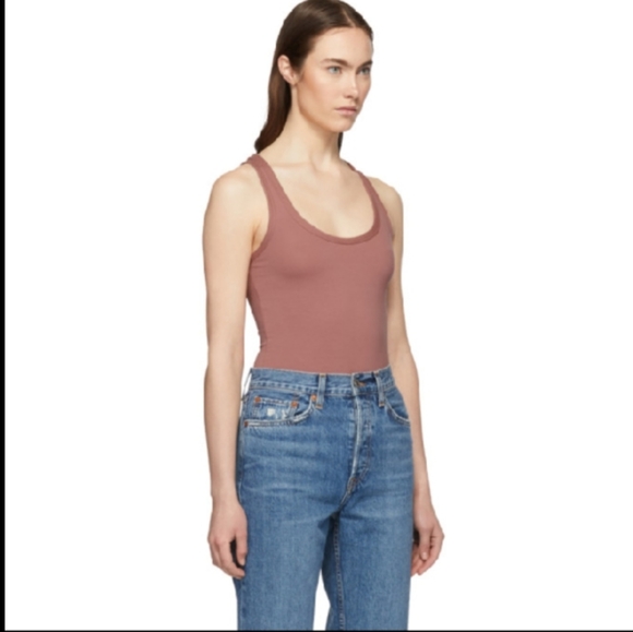 NWT Rag And Bone Pink The Tank Bodysuit in Plerose - Picture 2 of 7